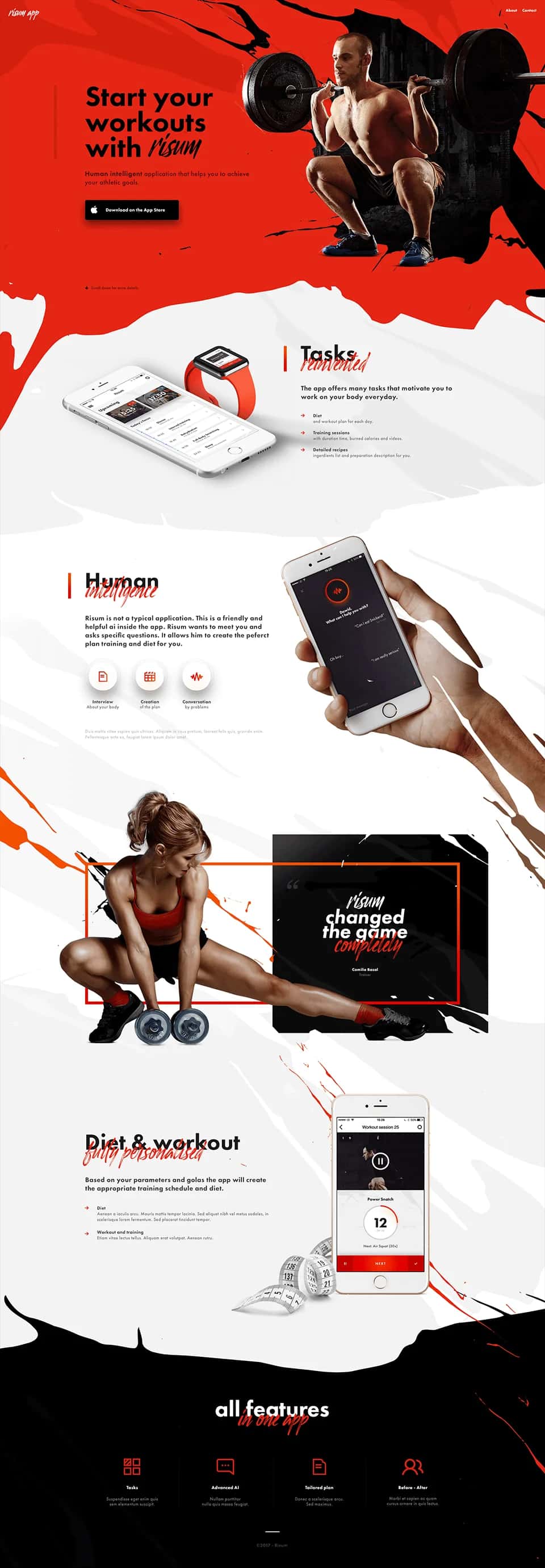 Gym Website Design