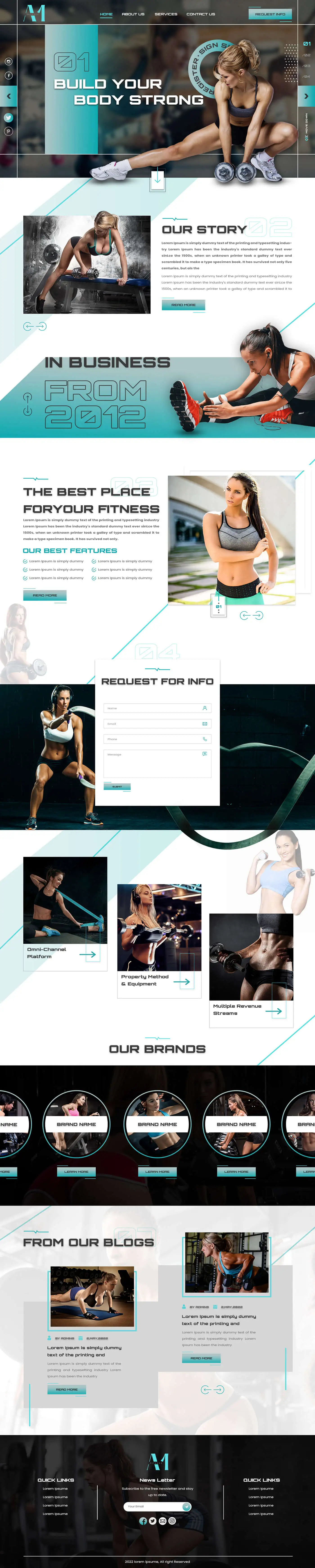 Yoga Website Design