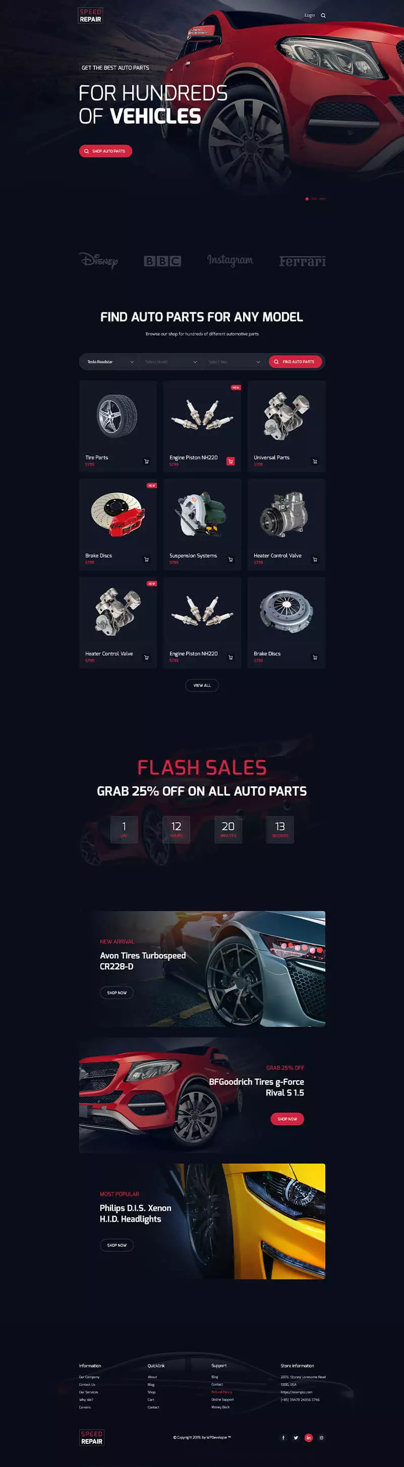 Auto Parts E-commerce Solution